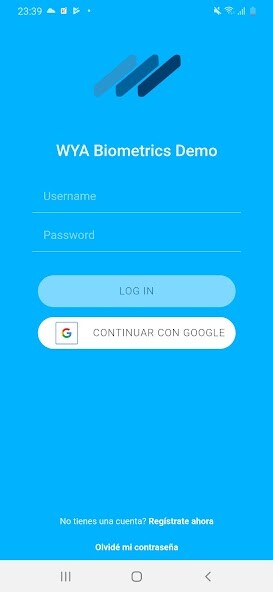 Run android online APK WYA Biometrics [Demo] from MyAndroid or emulate WYA Biometrics [Demo] using MyAndroid